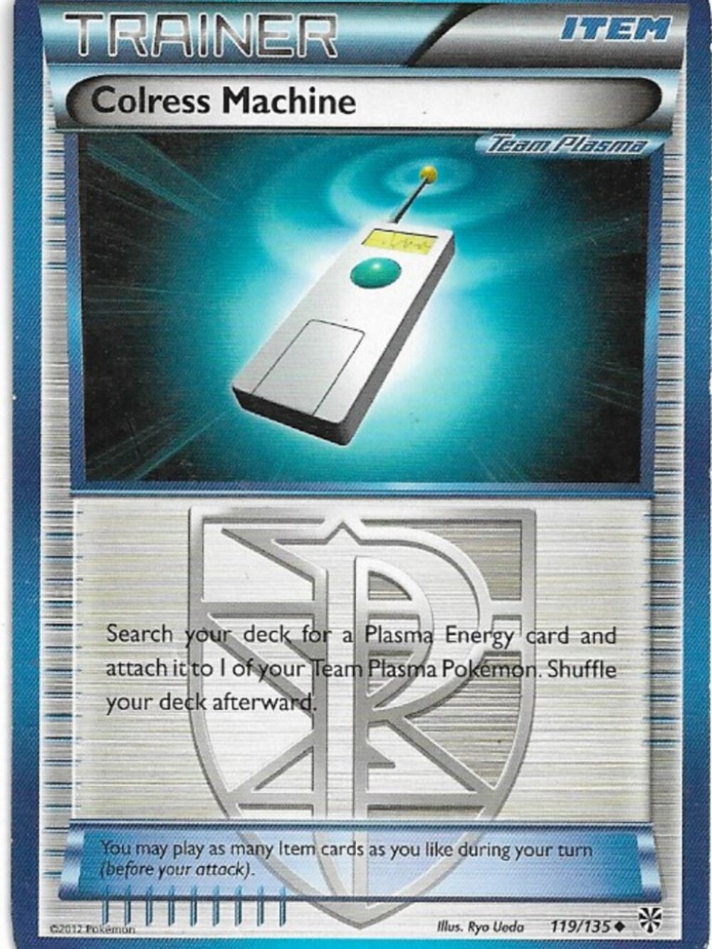 Pokemon Colress Machine 119/135 Plasma Storm LP